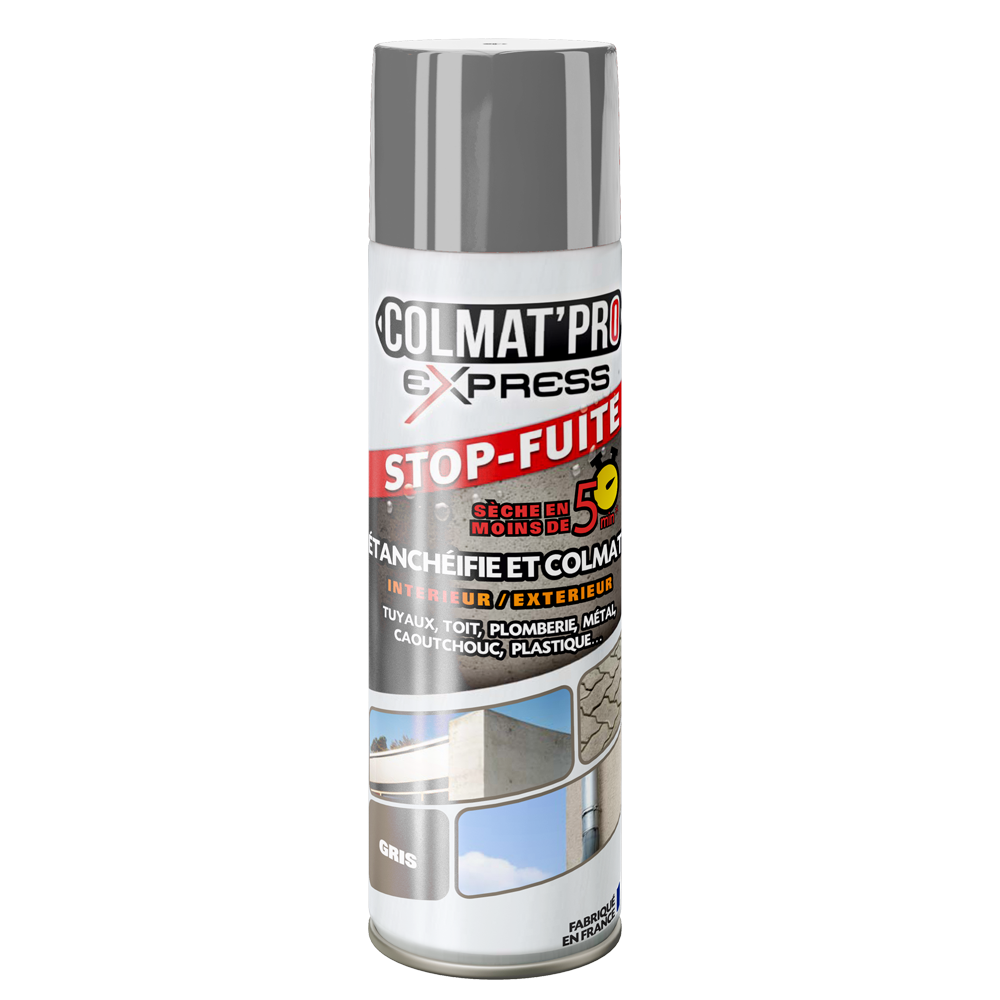 Spray Bitume Colmat'Pro Express Gris 300ml