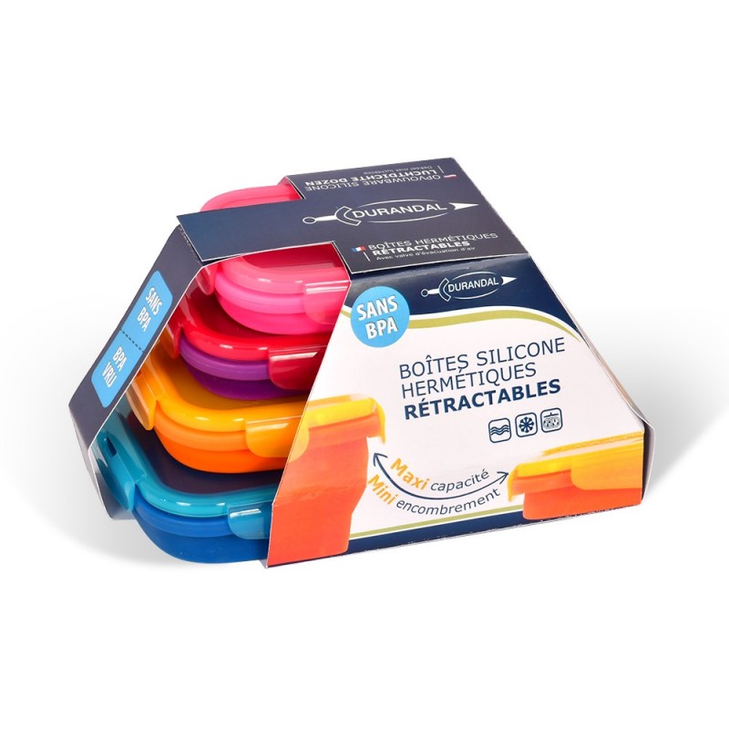 Promo Boîtes De Conservation Pliables En Silicone chez Lidl