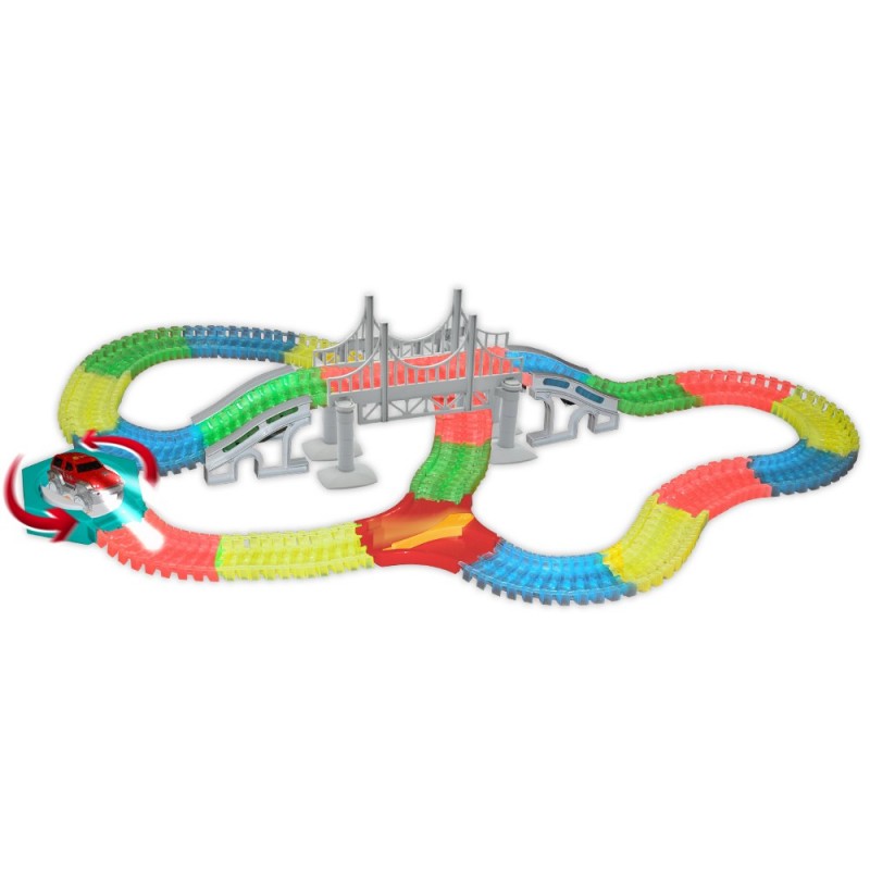 Circuit flexible et modulable Lightning Speedy 192 rails