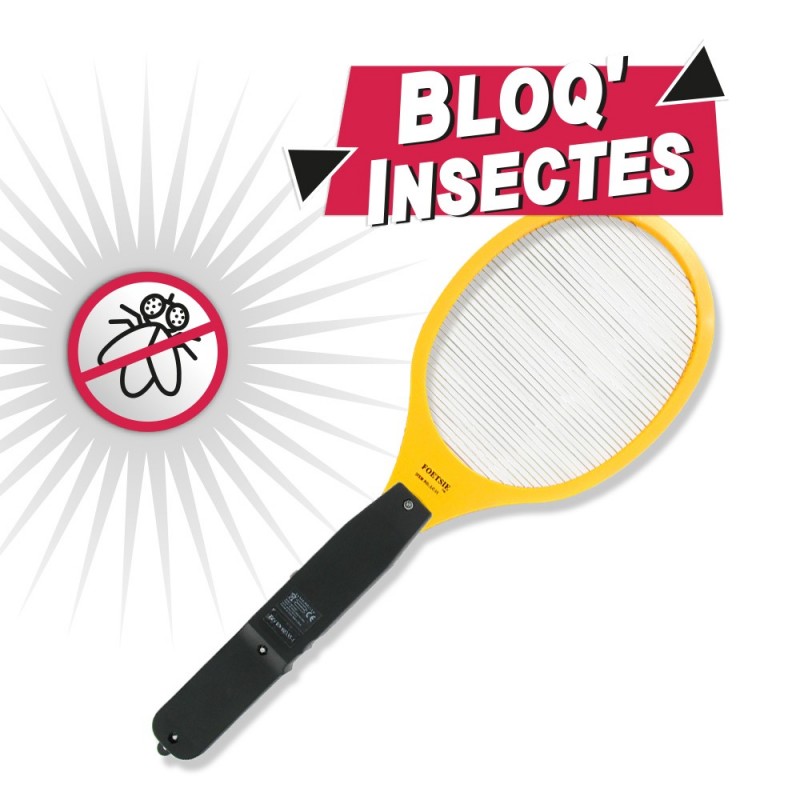 Raquette Électrique Insectes de Protecta - Produits pas cher, livré