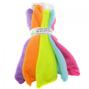 Mini-lingettes microfibres