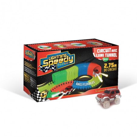 Circuit Lightning Speedy avec lumitunnels