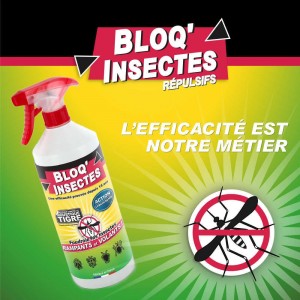 Spray efficace contre les insectes et moustiques-tigre