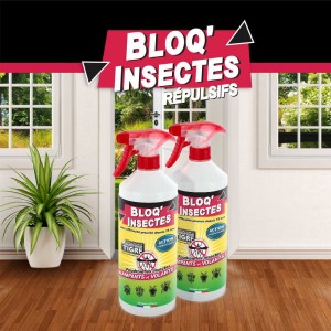 Répulsifs par lot de 2 bidons BLOQ'INSECTES