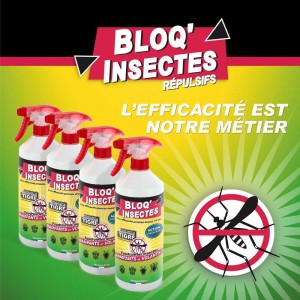 4 anti-insectes de marque BLOQ'INSECTES