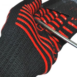 gant anti chaleur épais pour four, cheminée, grillades
