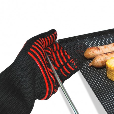 GIFT TOWER Gants Cuisine Anti-chaleur Anti-dérapant Protection pour Cuisine  Barbecue