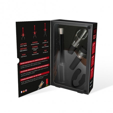 Boîte coffret VINO POP avec accessoires