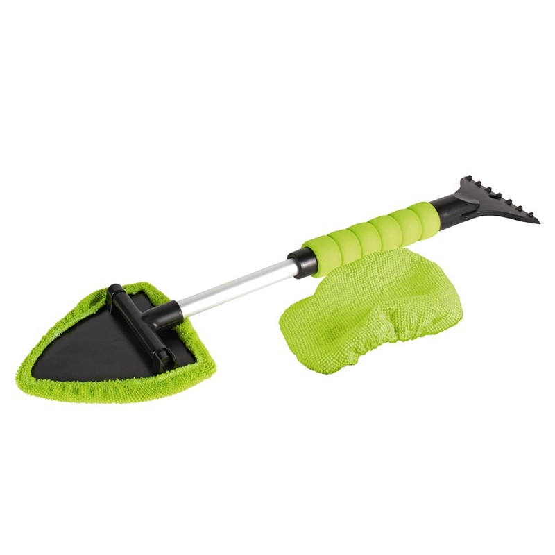 Raclette microfibre nettoyage pare-brise intérieur FEU VERT - Feu Vert