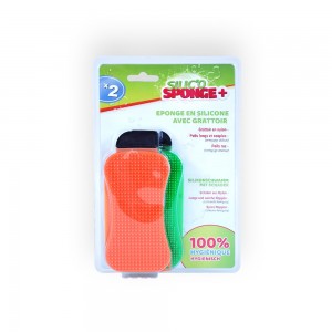 Lot de 2 éponges Silic'o Sponge+