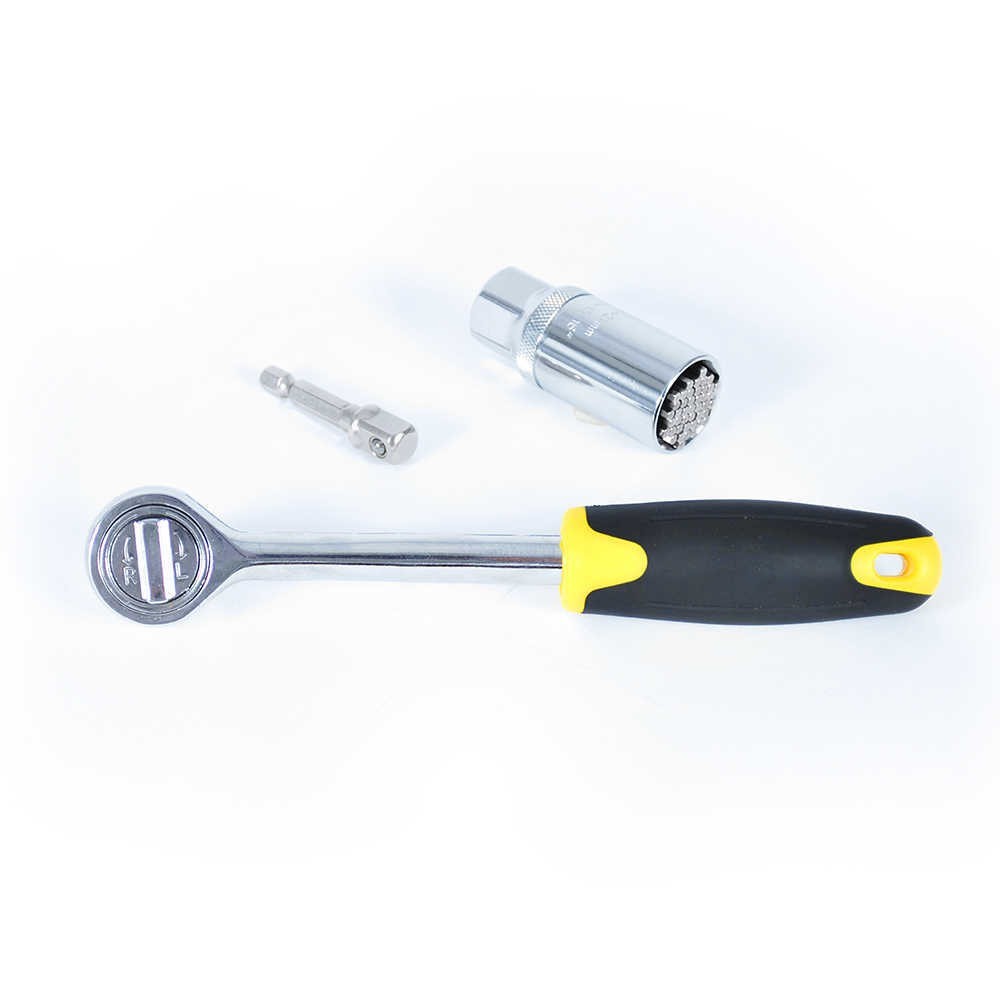 Outil Espace étroit Serrage Précis Clé à Douille Fendue 9x12 Mm – Ouverture 8-32 Mm – Acier Chrome Vanadium – Pour Espaces étroits Clé à Douille Fente Ouverte
