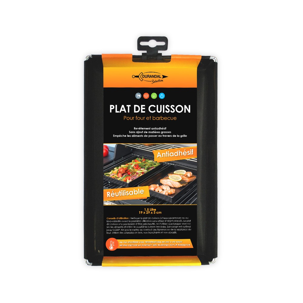Plat de cuisson barbecue et four petit modèle Durandal Selection — free download