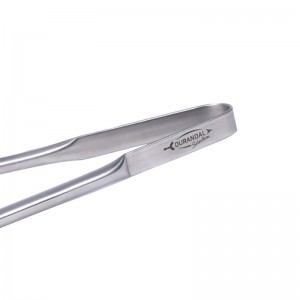 pince barbecue acier inoxydable brossé
