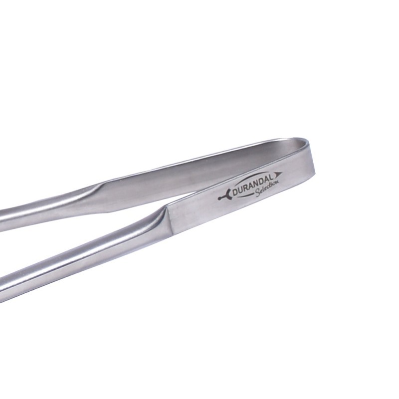 Pince Barbecue Roulette Inox, ZoneYan Pince à Retourner les Saucisse