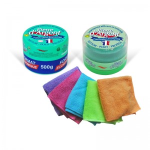 Lot économique Pierre d'Argent 700g avec lingettes et éponge