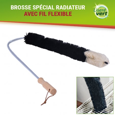 Brosse à radiateur en poils de chèvre - 50 cm - ON RANGE TOUT