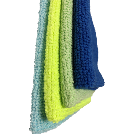 Lot de 4 chiffons antibactériens spécial écrans – Liseré Vert