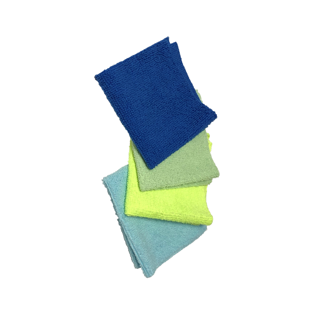 Lot De 4 Chiffons Microfibres Antibactériens - Mini Format, Pour écrans De Téléphone, Tablette, PC