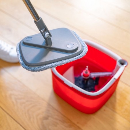 Balai serpillère tête plate et manche télescopique