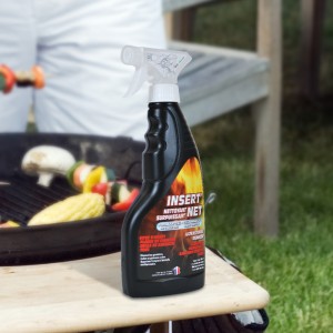 Nettoyant insert net spray pour grilles et plaques de barbecue