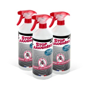 Lot de 3 bidons de stop araignées