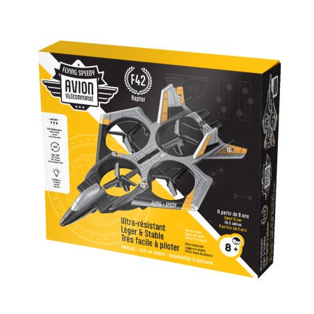 Avion radiocommandé F42 Flying Speedy - Avion jouet pour enfants voltige  360°