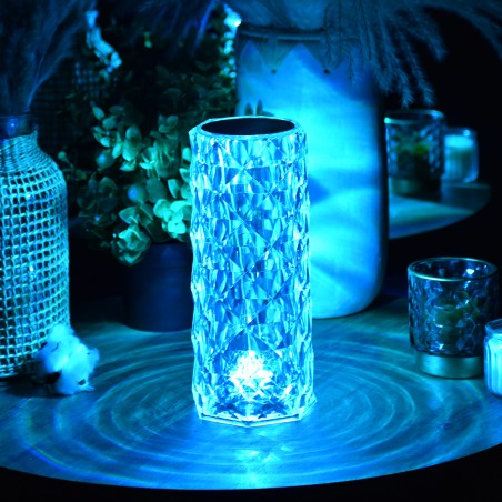 Lampe design effet cristal