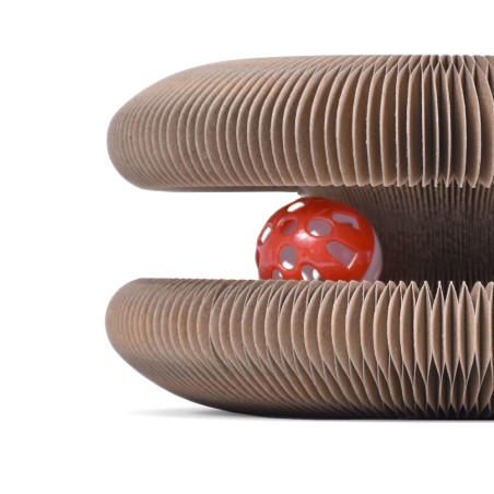 Jouet griffoir avec balles pour chat