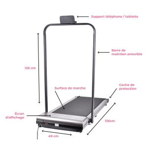 Dimensions tapis de marche rapide Walk It