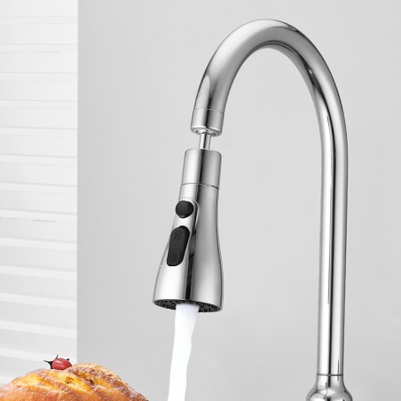 Embout universel de robinet de cuisine orientable