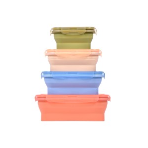 boîtes de rangement hermétiques et pliables