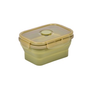 boite de conservation pliable verte 350ml