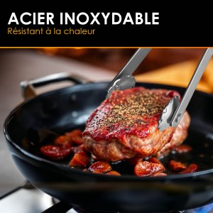 Pince barbecue inox