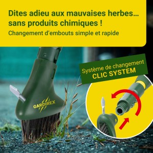 Brosse de jardin en acier Gardirex