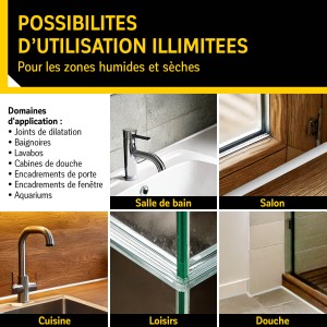 possibilités d'utilisation illimitées