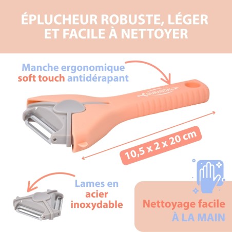éplucheur manche soft touch