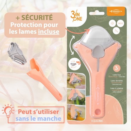 épluche légumes et fruits sécurisé