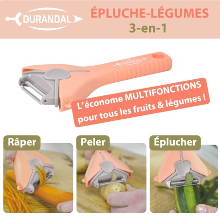 éplucheur 3 en 1 Durandal