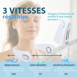 ventilateur de cou 3 vitesses