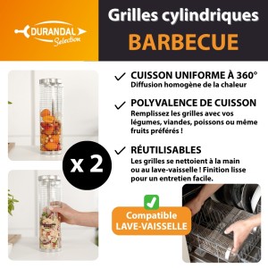 Grilles de cuisson polyvalentes barbecue  Durandal Selection