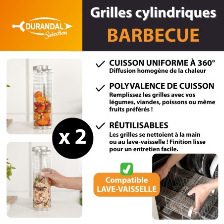 Grilles de cuisson polyvalentes barbecue  Durandal Selection