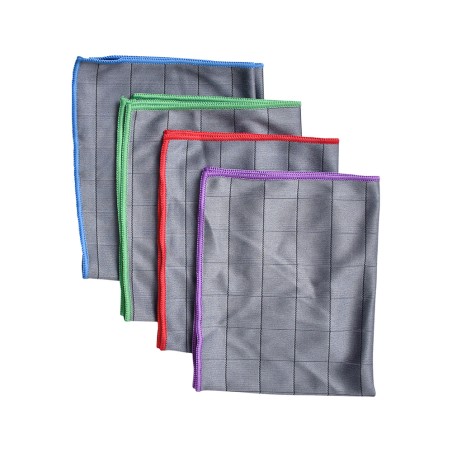 Lot de 4 Chiffons de nettoyage Carbon Clean