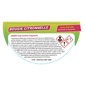 bougie citronnelle danger