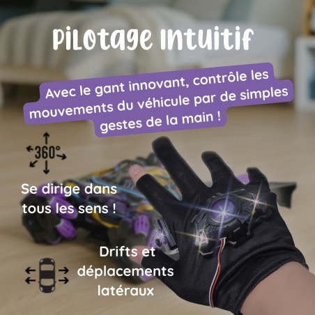 voiture RC guidage intuitif gant de contrôle