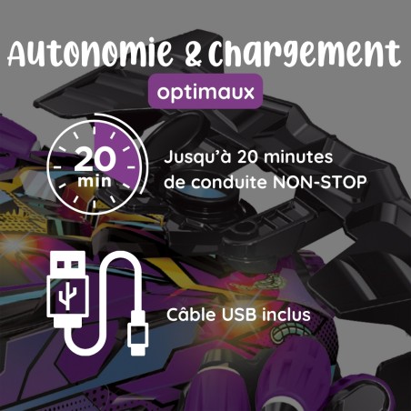 voiture télécommandée racing speedy batterie rechargeable