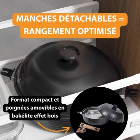 cocotte et plat au four Durandal à manches amovibles