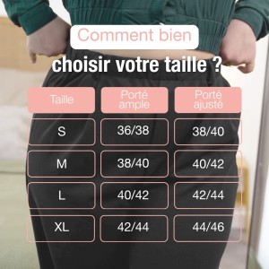 guide tailles Miracle Stretch Pants