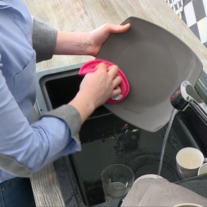 éponge à vaisselle anti rayures