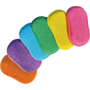 Lot 5+1 offert éponges epongenio multicolores