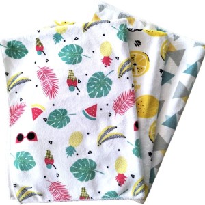 BEST OF TV TORCHONGENIO - Lot de 3 torchons Super Absorbants à Motifs